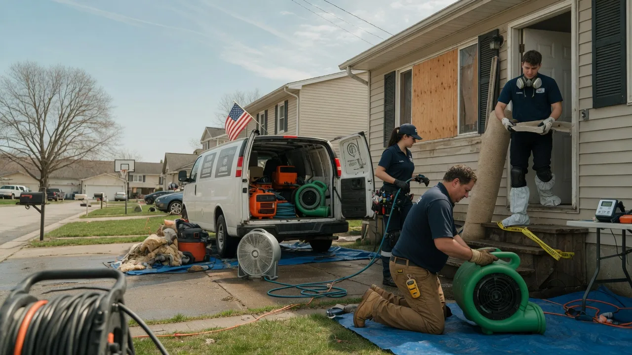 Water Damage Restoration in Shipshewana, IN near me